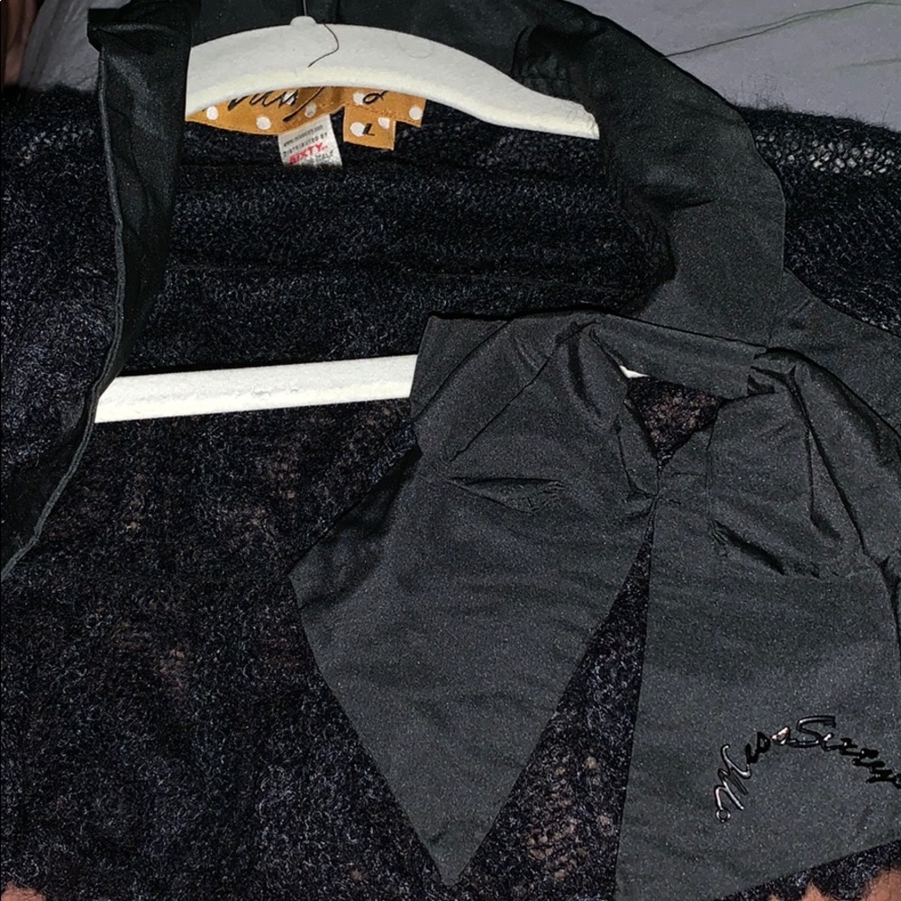 Miss Sixty black knitted black shrug